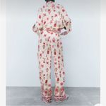 ZARA NWT  Floral High Waist Flowy Pants Size M Photo 1
