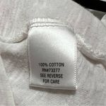 SO  Kohl's White V Neck Cotton Short Sleeve T Shirt S Photo 5