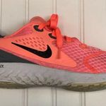 Nike React legend running shoes in pink and gray size nine Photo 1