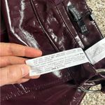 Bershka NWT  Purple Plum Faux Leather Mini Skirt Holiday Party Formal XS 💖 Photo 1