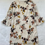 Sanctuary  Clothing Women Small Woodlands Cream Floral A-Line Bell Sleeve Dress Photo 0