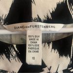 Diane Von Furstenberg 100% Silk Sleevless Animal Print Shift Dress Size 10 Photo 5