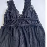 Oh là là Chéri Nora Mesh and Lace Empire Babydoll black size s/m Photo 2