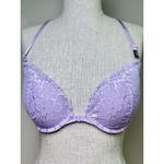 Victoria's Secret Victoria’s Secret Sexy Tee Posey Lace Front-Close Push-Up Bra Silky Lilac 32D Photo 1