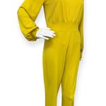 Satin Long Sleeve High Neck Jumpsuit Size XL Photo 0