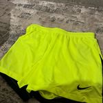 Nike  Bright Yellow Dri-Fit Athletic Shorts Size Small Photo 1
