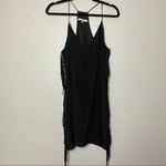 Lavender Brown NWOT  silk fringe dress Photo 2