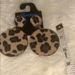 Rainbow Sandals 90s style Rainbow Cheetah Print Earrings Photo 2
