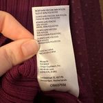 Anthropologie Puff Sleeve Shimmer Sweater Plum size xs Photo 4