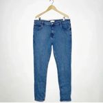 ASOS DESIGN Blue Denim Regular Tapered Jeans 38 Tall Mid Wash Us 16 Photo 6