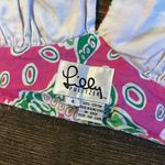 Lilly Pulitzer  vintage white label tie halter top butterfly printed size 4 Photo 3