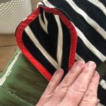 Talbots  Womens NWOT Black and White Striped Knit 3/4 Sleeve Dress - Size M Photo 2