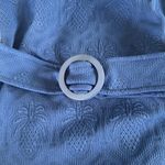 Farm Rio Women's Blue Matelasse Pineapple Belted One-Piece Swimsuit,Medium, $240 Photo 9