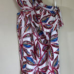 J.Crew  Womens Off the Shoulder Floral Linen Blend‎ Mini Summer Dress Size Large Photo 0