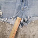 AGOLDE High Rise Parker Denim Shorts Distressed Light Wash Rapture size 26 Photo 6