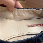 Prada | Elastic Ballet Flats Navy Blue Leather 7.5 Photo 4