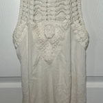 Maurice's XS White Crochet Tank Top Sleeveless Casual Summer Boho Festival Photo 0