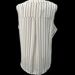 Maurice's NWT Pink/Black Striped Sleeveless V Neck Top Career Office Wear L Photo 5