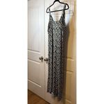 SheIn Stretch Black/White Sundress Maxi Dress 2X Trendy Summer Fall Umpire # Photo 5
