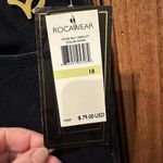 Rocawear  Size 18~Jegging~Black Stretch Panels Gold Bling New NWT Photo 4