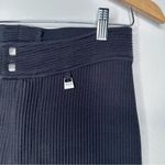 Nils Skiwear Women’s Black Ribbed Wool Blend Zipper Hem Ski Pants Size 6 Photo 3