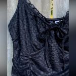 Divided  H&M Black Lace Mini Dress Size Medium Photo 4