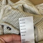 Free People  Beige Eyelet Long Sleeve Cardigan Photo 8