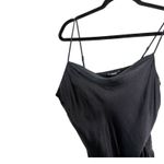 Alyn Paige Paige Giovanna Silk Black Sleeveless Cowl Neck Bodysuit Size Medium Photo 7