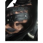 Bruce Makowsky Black Pebbled Leather Crossbody Handbag Photo 7