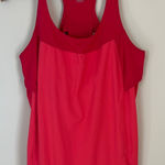 Arc'teryx Womens Tank Top Built in Sports Bra Athleisure Racerback Gym Large Red Photo 0