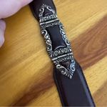 Fossil  hinged Concho brown leather belt size small Photo 4