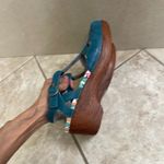 Alegria -Summer-Roman Candle Teal size 8-8.5 (38)used 1x buckle summer shoee Photo 2