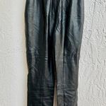 Lovers + Friends  High Waisted Leather Straight Leg Pants Black Women's Size S Photo 1