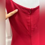 Armani Collezioni Vintage Rich Red Midi Dress Size 8 Photo 9