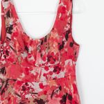 East 5th ‎ Womens Floral Babydoll Midi Dress Size 12 Sleeveless Artsy Y2K Photo 1