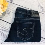 Silver Jeans Silver Aiko Kick Flare Dark Wash Cropped Jeans Sz 30 Capri Photo 7