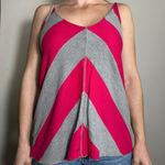 None Y2K Pink Gray Tank Size Large Photo 0