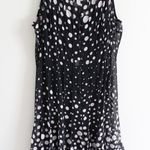 Rickie Freeman Teri Jon Black Polk Dot Dress Size 16 Photo 5
