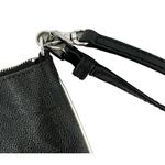 Michael Kors  Brown &  Black Logo Saffiano Leather Wristlet Pouch Handbag Photo 3