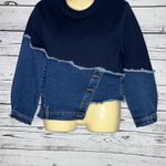 Rubberband Stretch Size S Navy Sweatshirt Photo 1