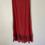 Gentle Fawn  Lace Trim Cross Back Medium Red Photo 2