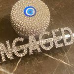 Stunning “Engaged” Rhinestone Hair Clip Hair Pin Silver Photo 0