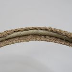 Jordan Vintage 70s Marsh Crochet Raffia Kisslock Satchel Handbag Photo 7