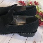 Adrianna Papell  black shiny studded shoes 5.5 EUC Photo 3