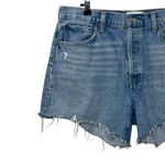 AGOLDE  Parker Long Denim Shorts Women’s Size 30 Swapmeet Distressed High Rise Photo 2