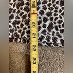 Akemi + Kin Anthropologie  Top Sleeveless Leopard Burgundy White Metallic Medium Photo 8