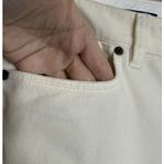 Talbots  Womens Size 16 Slim Ankle Pants Off White Corduroy Sparkly Pockets Photo 3