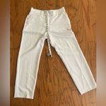 Investments - Women's White Straight Leg Pants Size 6p Photo 6