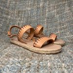 Ancient Greek Sandals Clara Whipstitch Leather Espadrille Slingback Sandals Size 5 Photo 4