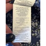 Michael Kors Michael Kors Shirt Blue Floral Print Off the Shoulder Size Small Modern Career Photo 9